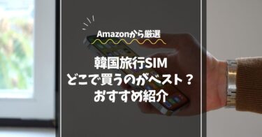 【2025年版】韓国旅行SIMはどこで買う？3日・5日・10日プラン比較＆おすすめ