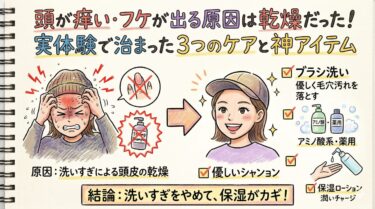 帽子でおでこや頭がかゆい人必見！乾燥と蒸れを防いで改善した神アイテム