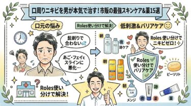 口周りニキビを男が本気で治す！市販の最強スキンケア＆薬15選